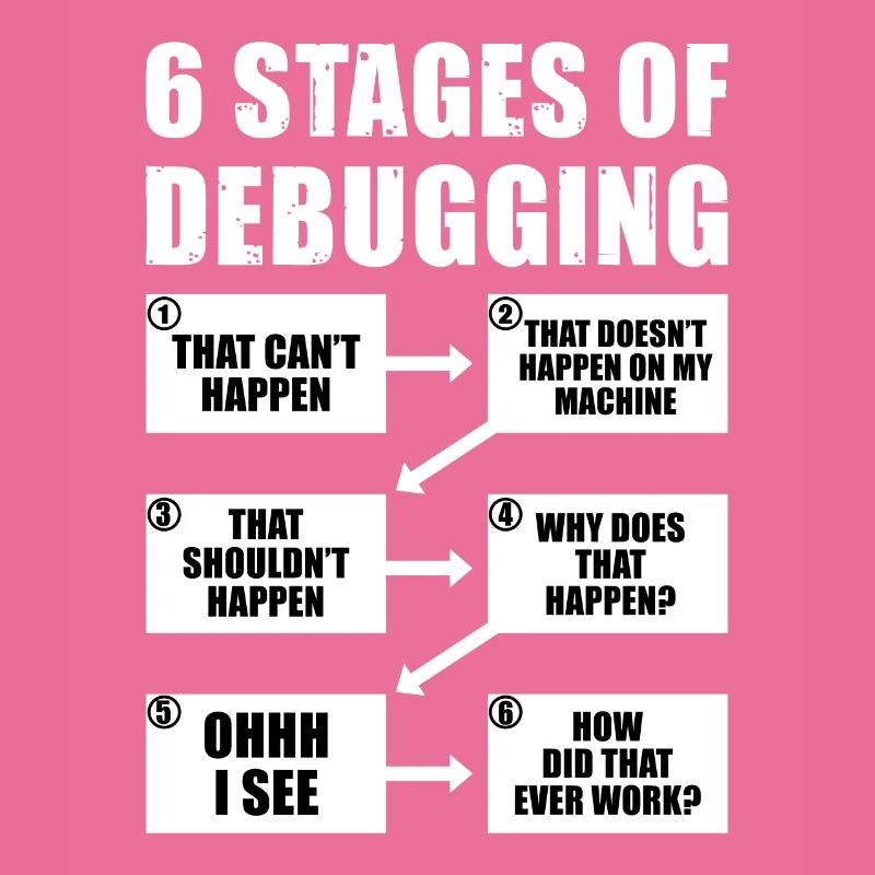 6 Stufen des Debug-Programmierer-Geschenks