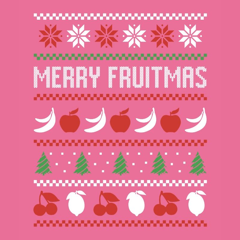 Fruit Banane Apple Bird Pull de Noël moche