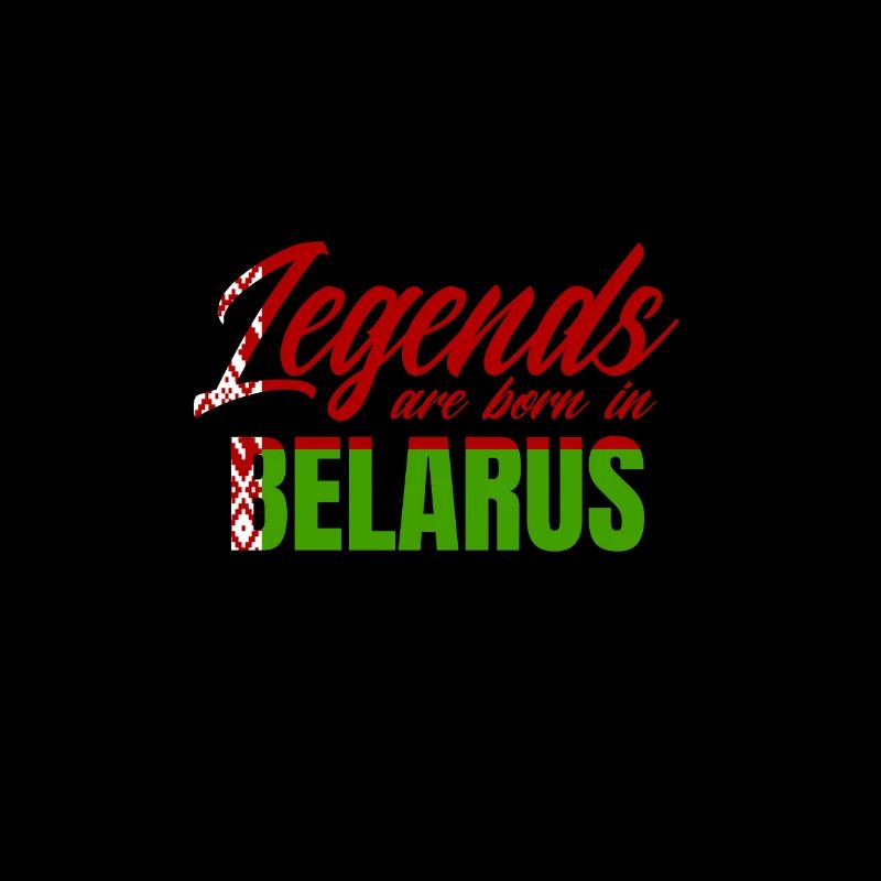 Legends are Born in Belarus drapeau