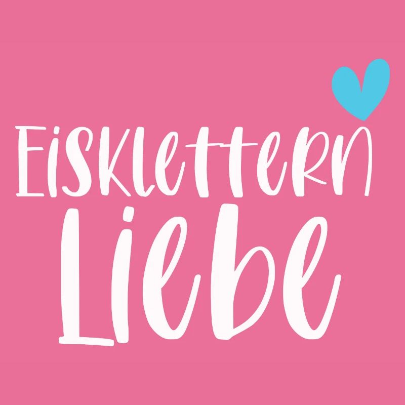 Klettern Eisklettern Liebe Eispickel Geschenk
