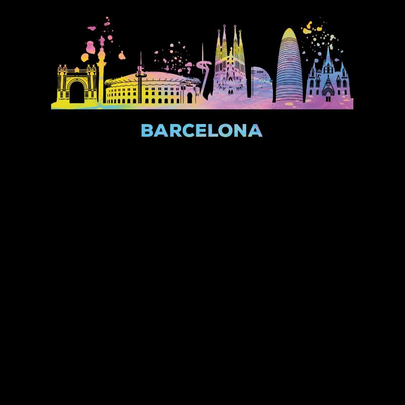 Barcelonische Skyline Barcelona