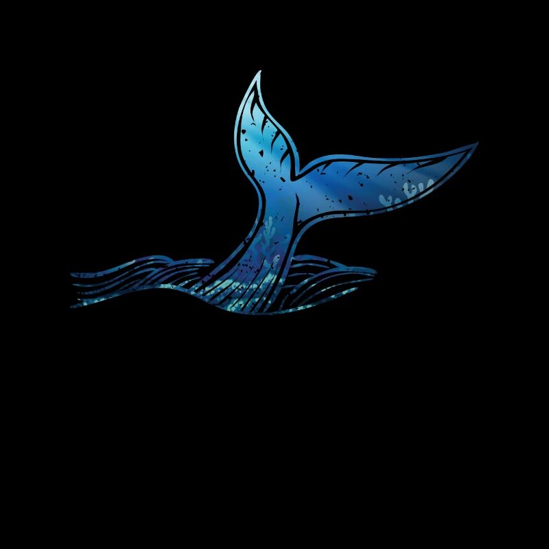 Wal Flosse Orca Geschenk Killerwal Narwal Ozean