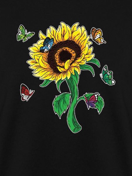 Blumen Geschenk Schmetterling Sonnenblume