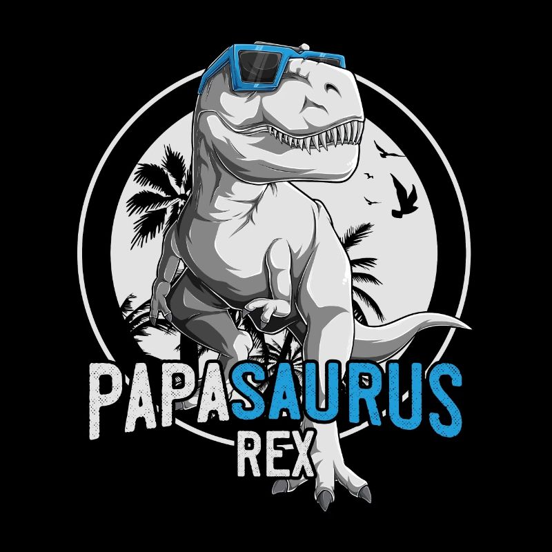 Papasaurus Papa Dinosaurier Vatertag Geschenk