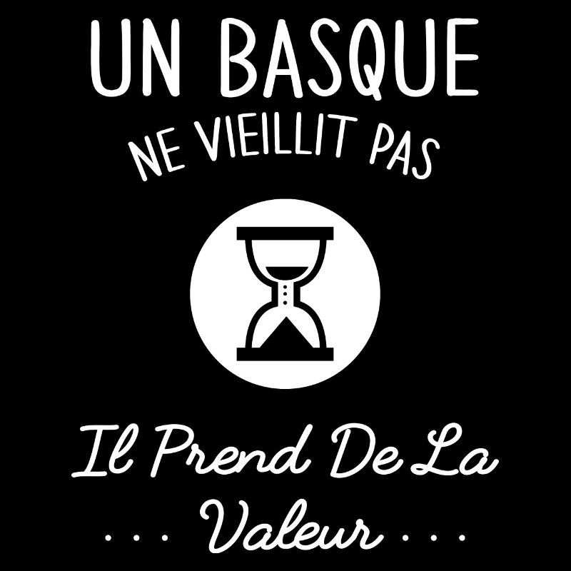 Un Basque Vieillit Pas Humour Cadeau Pays Basque