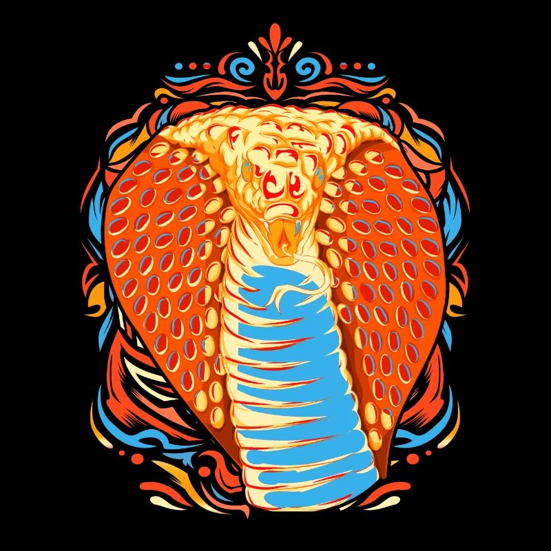 Reptile Predator Colorful Snakes Gift Cobra