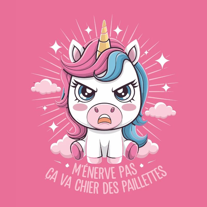 Sei mir nicht böse, das wird dir scheißen, Glitzer-Einhorn