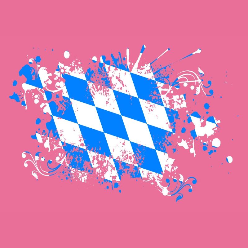 Bavière drapeau splash de peinture bavaroise bavaroise