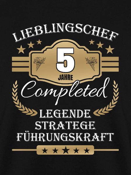 5 Jahre Jubiläum Chef