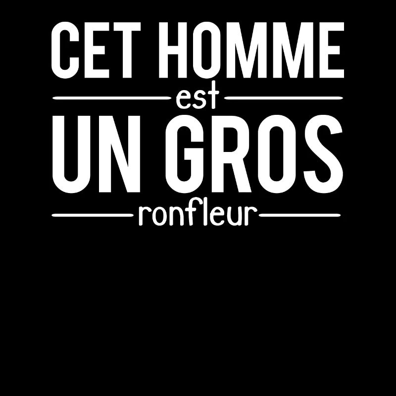 Cet homme est un gros ronfleur ronfler sieste