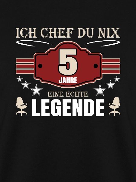 5 Jahre Jubiläum Chef