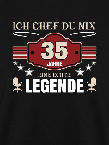 35 Jahre Jubiläum Chef