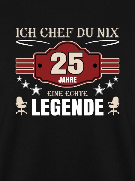 25 Jahre Jubiläum Chef