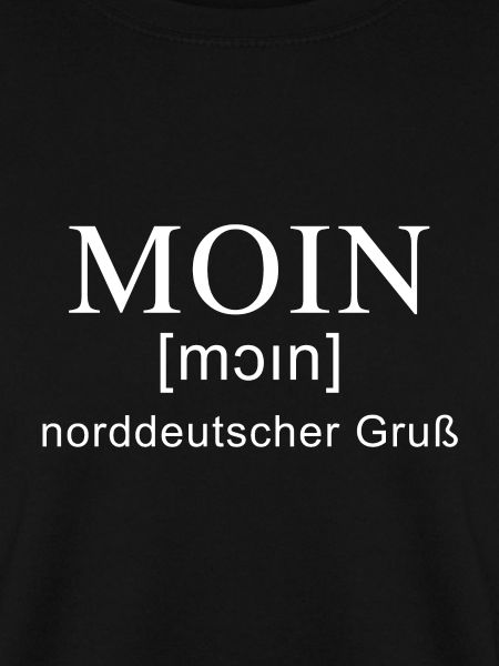 Moin Gruß mit Lautschrift