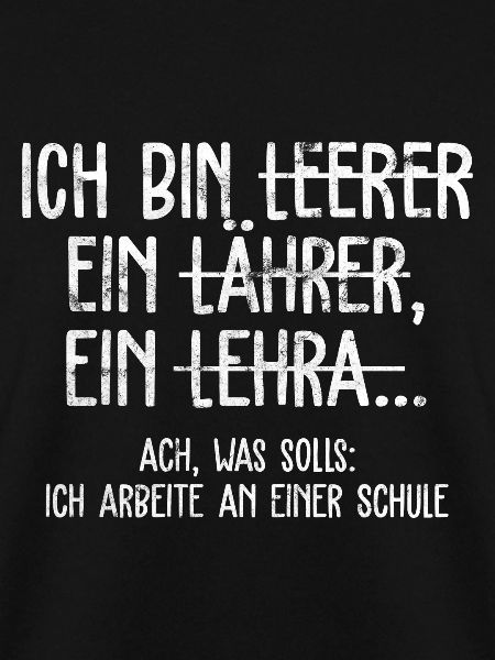 Lehrer Deutsch witziges Geschenk