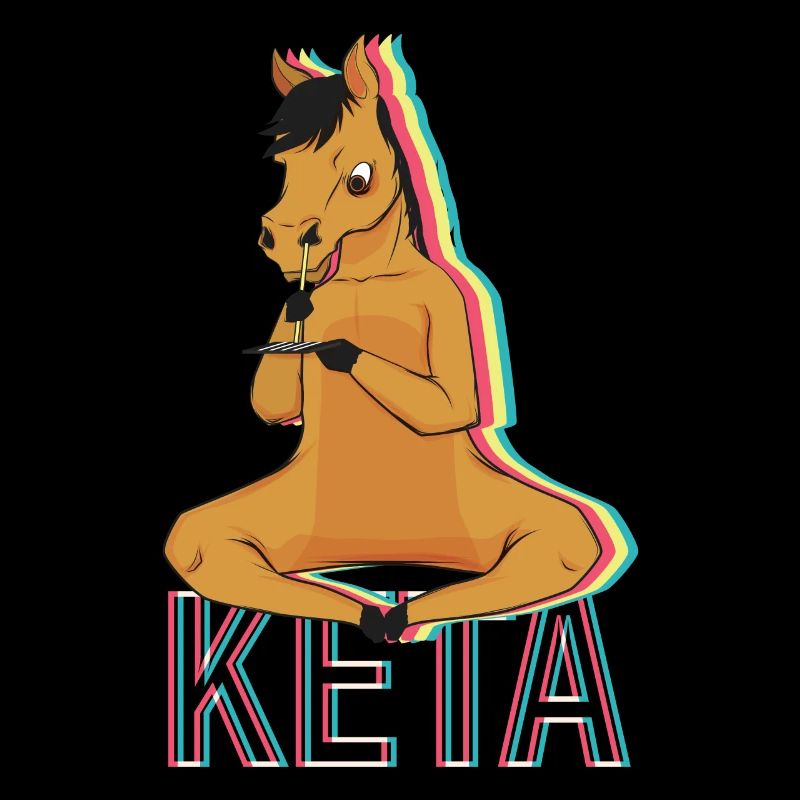 Ketamine Keta Techno Horse Gift