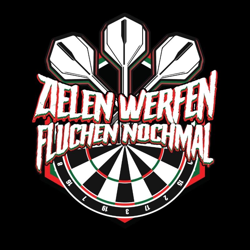 Dart Zielen Werfen Fluchen