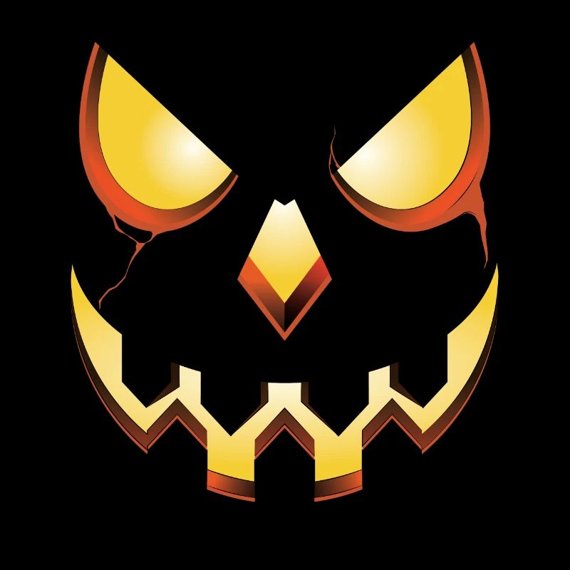 Creepy Pumpkin Halloween Design