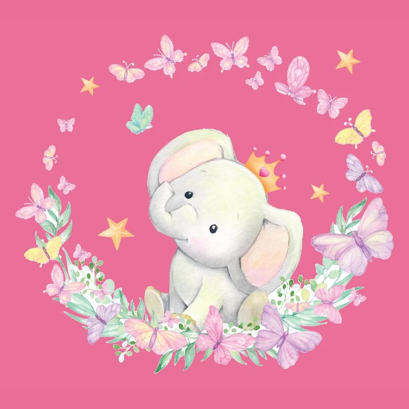 Doux éléphant bébé