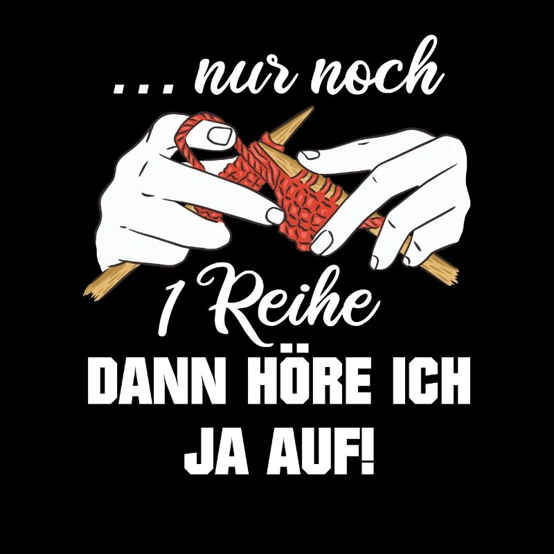 Stricken Strickerin Nur noch eine Reihe Geschenk