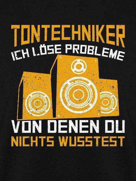 Tontechniker löse Problem