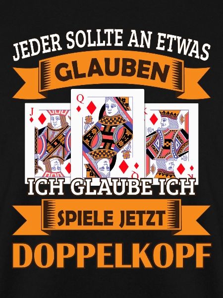 Doppelkopf Kartenspieler