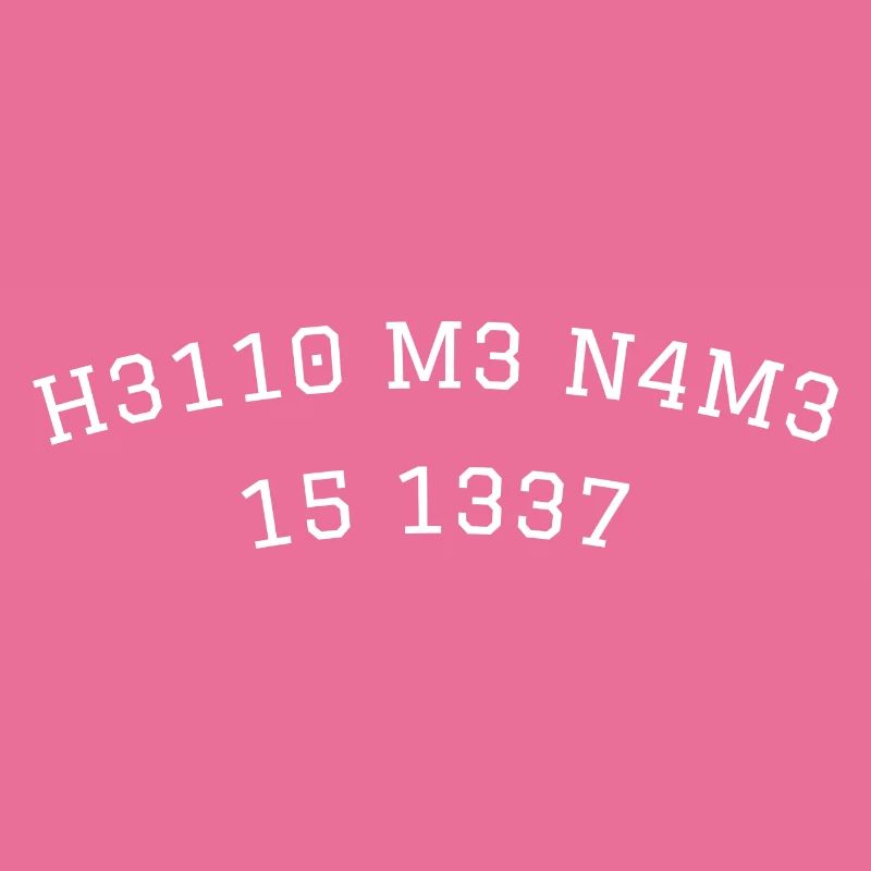 leetspeak leet mon nom est hello code gamer 1337