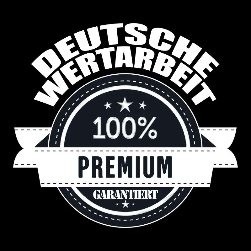 Deutsche Wertarbeit 100 % Premium Wimpel Männer
