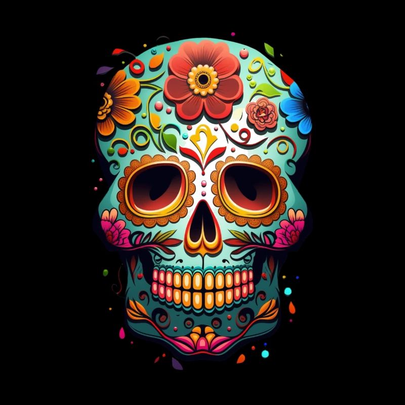 Crâne décoratif Méxicain