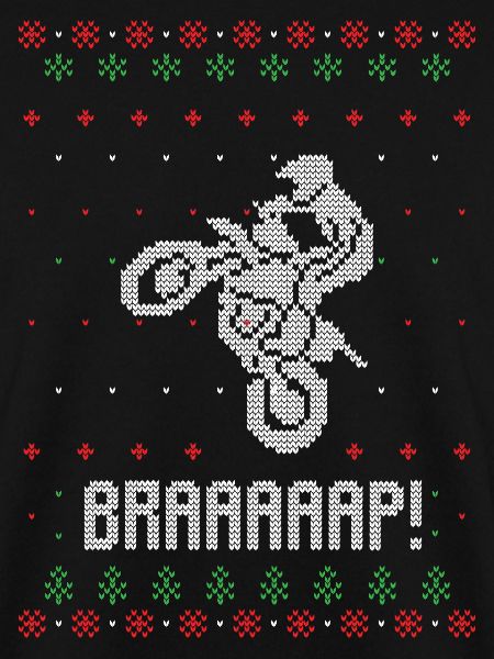 Motorrad-Hässliche Weihnachts-Biker-Crew