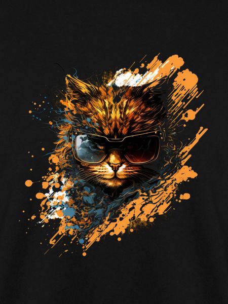 Furchtlos und wild: Badass-Katze!