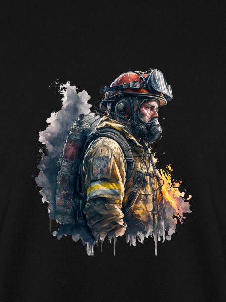 Feuerwehrmann im Einsatz
