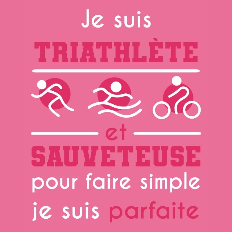 cadeau marrant triathlète sauveteuse