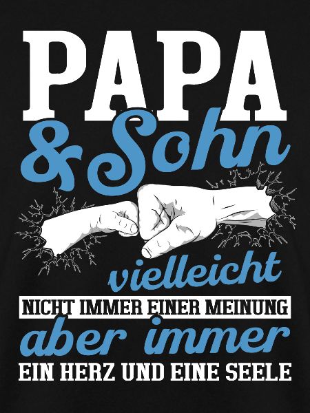 Papa und Sohn