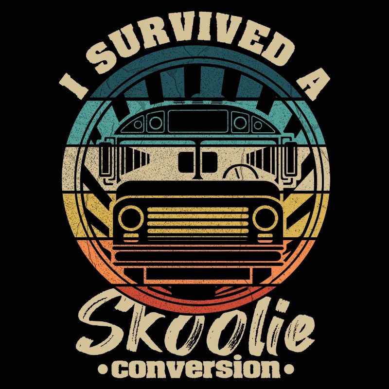 Camping Bus Saying for a Skoolie Tinker