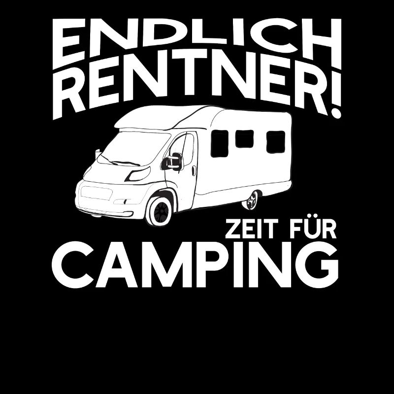 Camping Rentner Wohnmobil Geschenk Freizeit Hobby