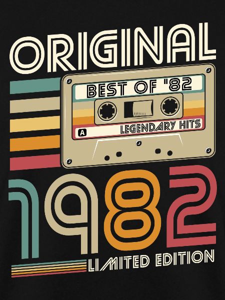 Née en 1982, née rétro 1982 anniversaire