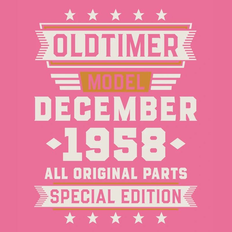Oldtimer Décembre 1958 Cadeau d’anniversaire
