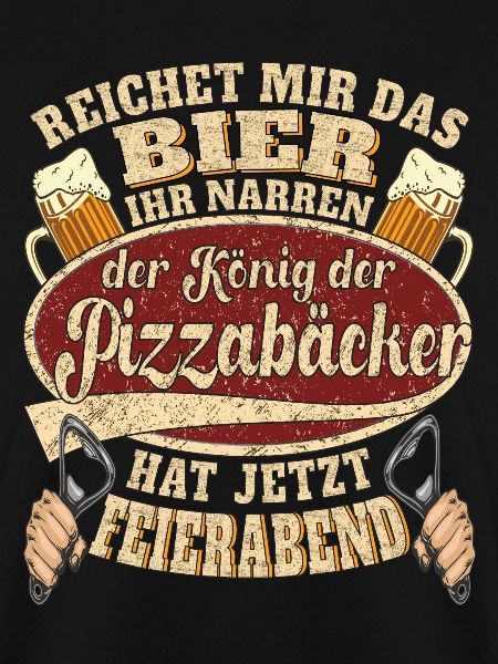 Pizzabäcker Bier Feierabend