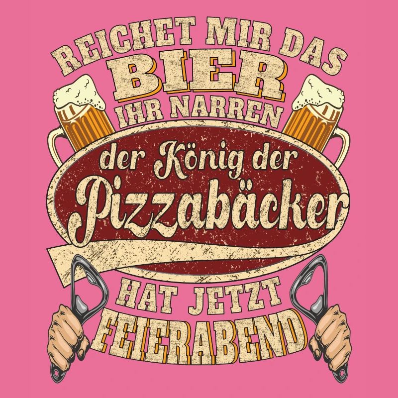Pizzabäcker Bier Feierabend