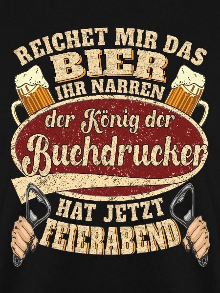 Buchdrucker Bier Feierabend