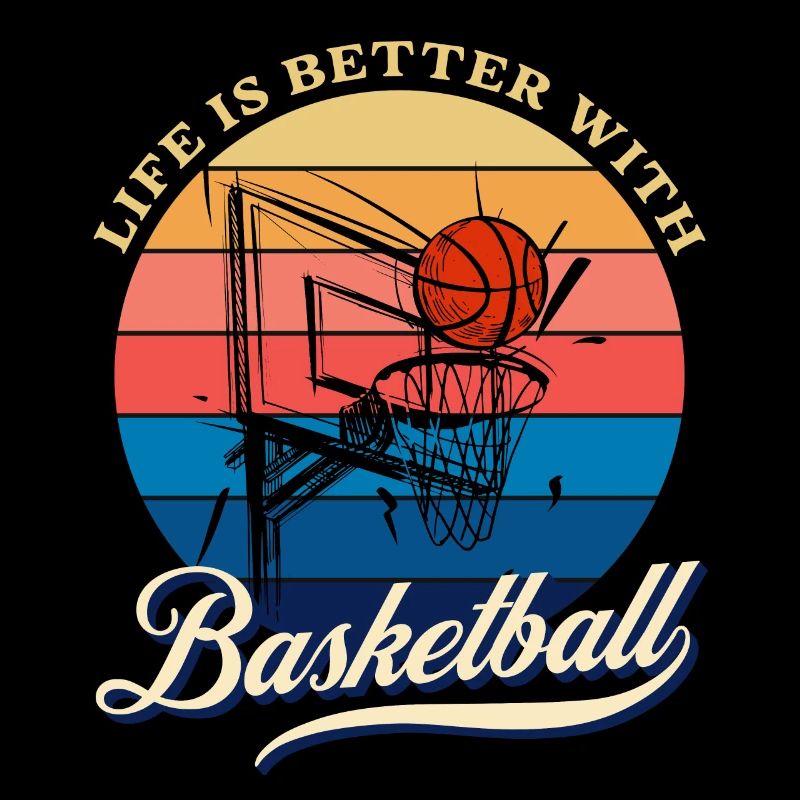 life is better with Basketball Summer Design
