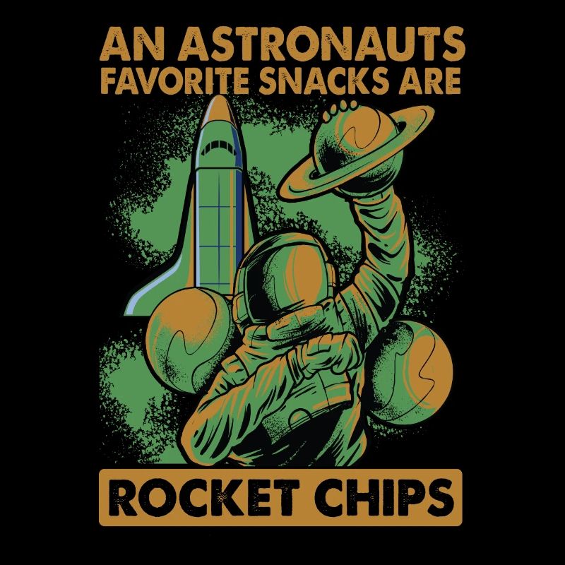 Les astronautes mangent des chips de fusée au petit-déjeuner - Blagues