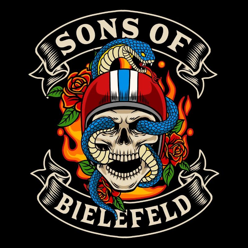 Bielefeld Biker Gift sons of Bielefeld