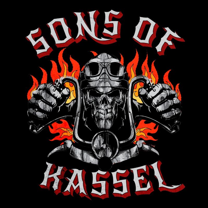 Kassel Biker Geschenk fils de Kassel