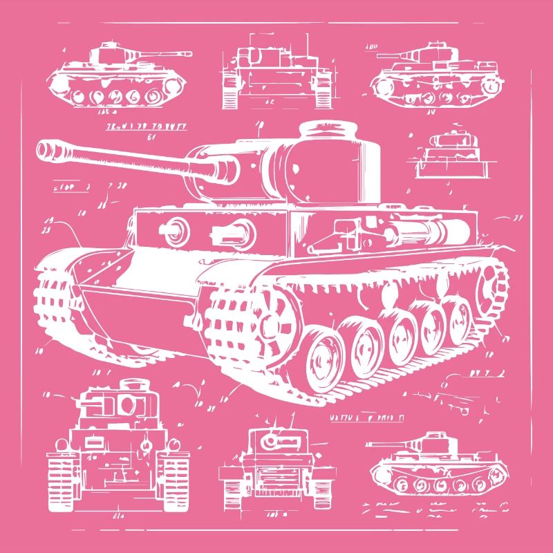 tank wireframes design for the army lovers