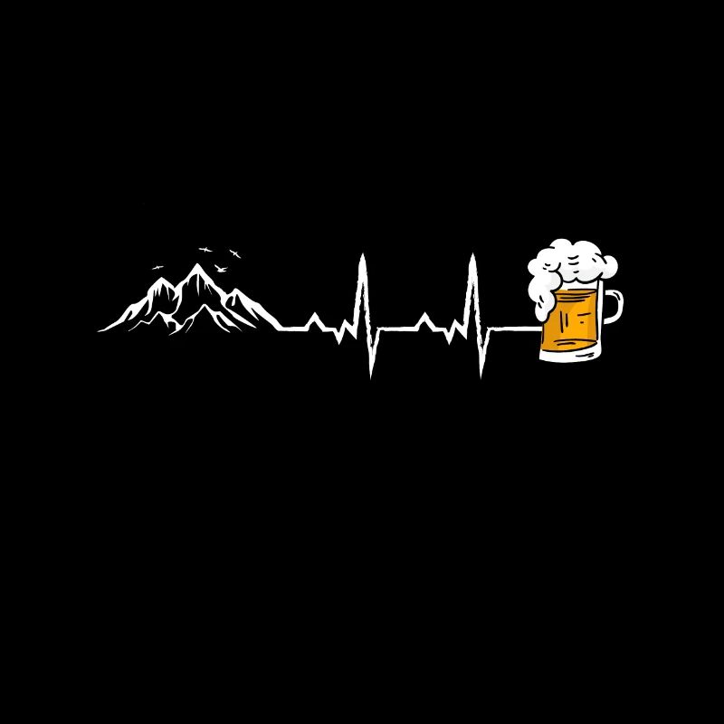 Montagnes et bière