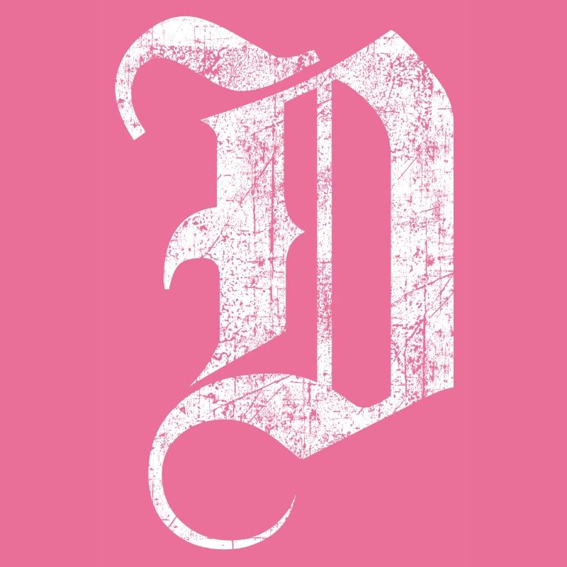 Tshirt alphabet initiale D