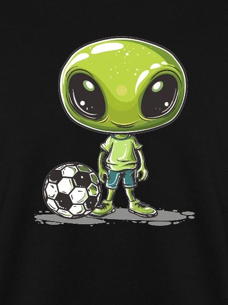 Fußball Alien Kumpel