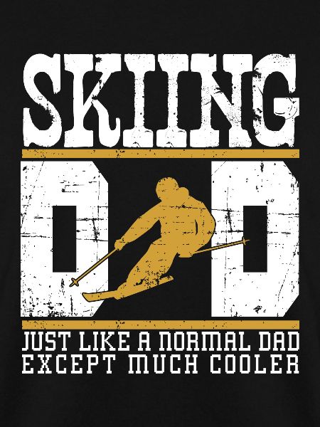 Skiing Dad